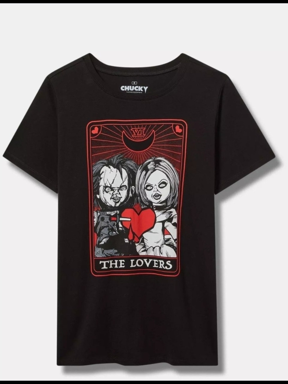 Torrid NWOT Chucky & Tiffany Tarot 'The Lovers' Graphic Tee
